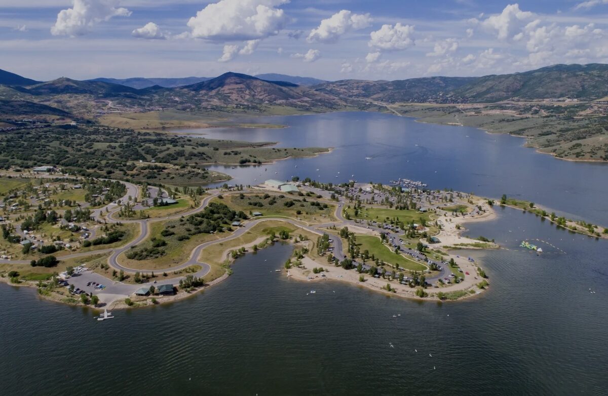 Jordanelle reservoir UT
