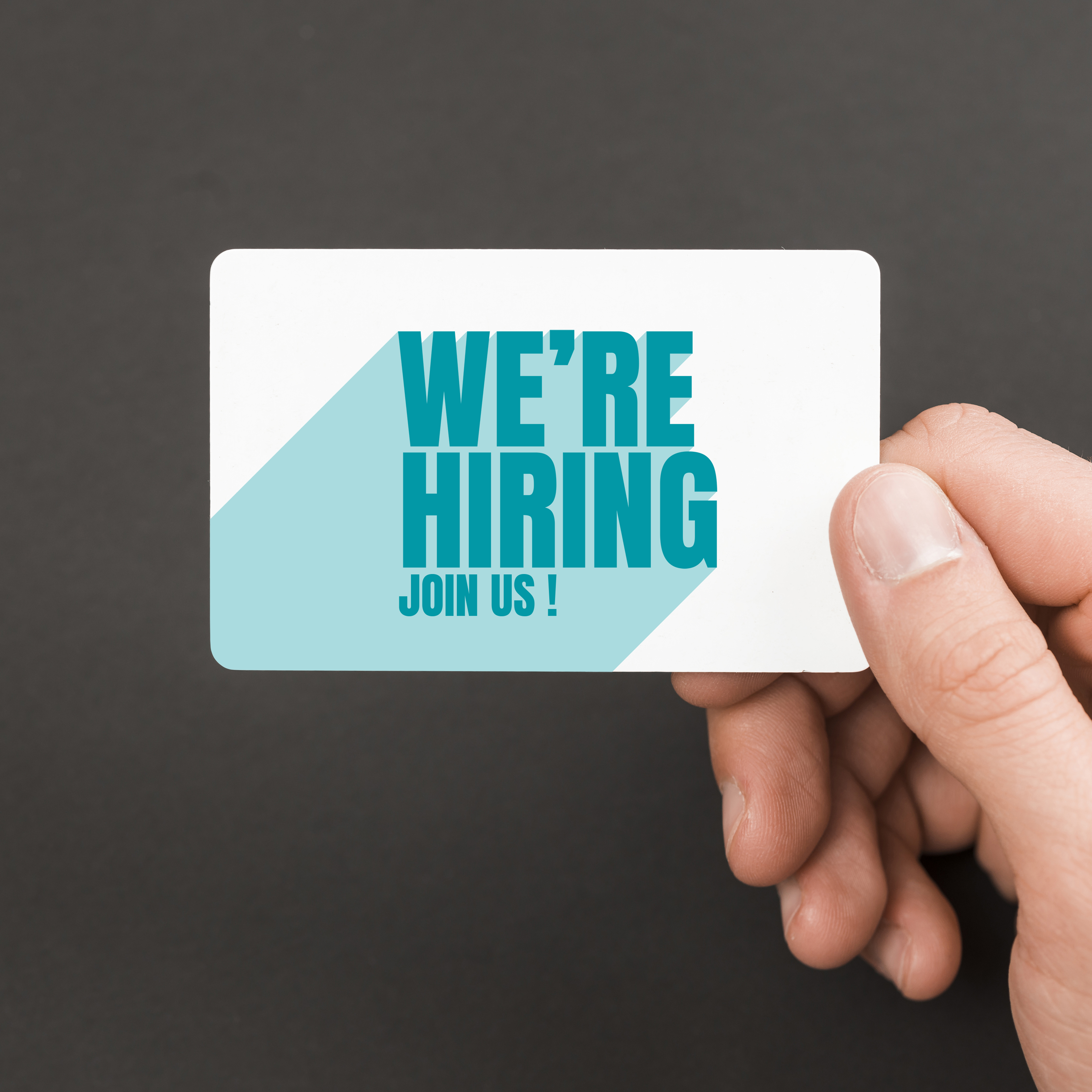 We're hiring